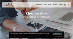 Desktop Screenshot of direct-services.cz